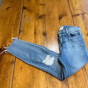 L'Agence El Marador slim fit soze 25 Women's Blue Distressed Jeans